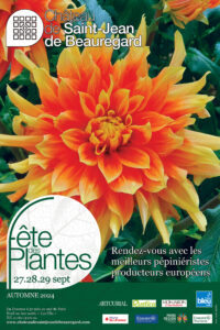 Affiche de la magnifique fête des plantes de Saint Jean de Beauregard en Essonne